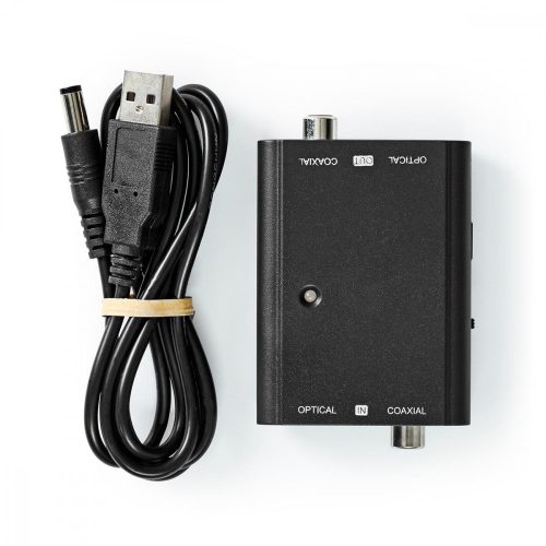 Nedis kétirányú audiokonverter - Toslink <-> RCA S/Pdif