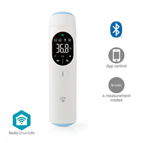 Nedis Infravörös Lázmérő - Homlok és Fülhőmérő - Bluetooth - SmartLife