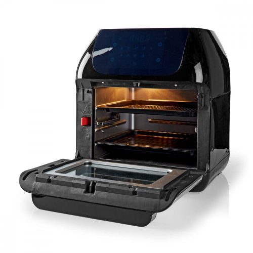 Nedis Digitális Forrólevegős Sütő - fritőz - 12 liter - 9 funkció