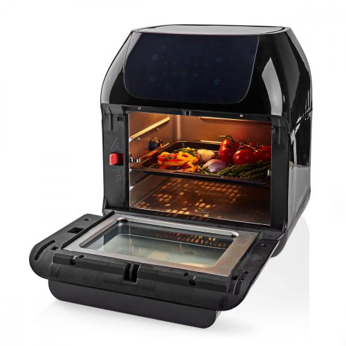 Nedis Digitális Forrólevegős Sütő - fritőz - 12 liter - 9 funkció