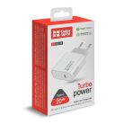 Colorway Hálózati USB-C töltő - Power Delivery 20W - Fehér