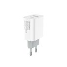 Colorway Hálózati USB-C - USB gyorstöltő adapter -  PD / QC3.0 - 20W - Fehér