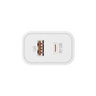 COLORWAY USB töltő adapter, Power Delivery Port PPS USB (Type-C PD + USB QC3.0) (30W) white (CW-CHS037PD-WT)