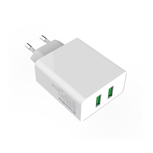 Colorway Hálózati USB töltő - 2x USB port - Quick Charge 3.0 - 36W - Fehér