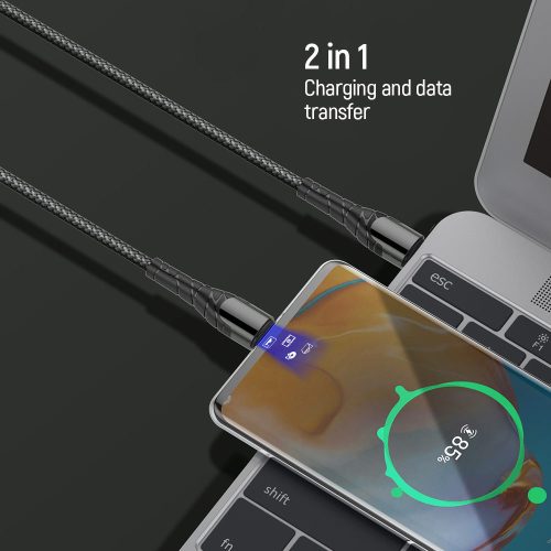 Colorway USB-C Kábel - PD gyorstöltés 65W 3.0A - 1m