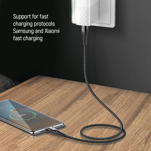 Colorway USB-C Kábel - PD gyorstöltés 65W 3.0A - 1m