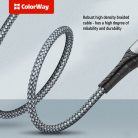 Colorway Apple Lightning USB-C kábel - PD 30W - 3.0A - 1m Szürke