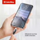 Colorway Apple Lightning USB-C kábel - PD 30W - 3.0A - 1m Szürke