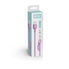 Colorway USB - USB-C Szilikon Kábel Lila 2.4A 1m (CW-CBUC044-PU)