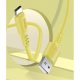 Colorway USB-C - USB kábel - 2.4A - Sárga - 1m