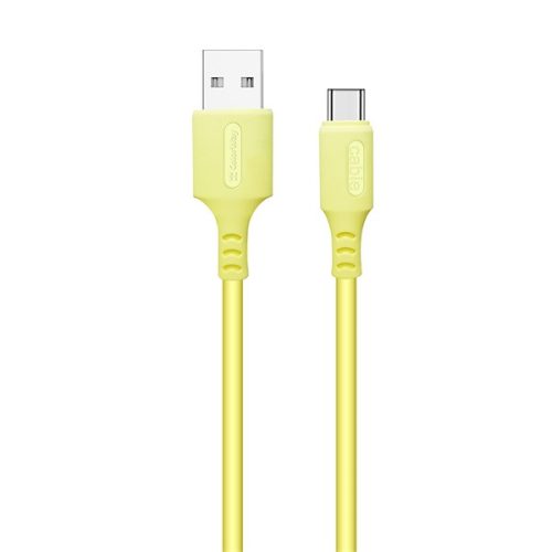Colorway USB-C - USB kábel - 2.4A - Sárga - 1m