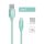 Colorway USB-C / USB Kábel - Menta - 2.1A - 1m