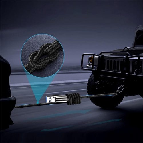 Colorway Lightning Kábel - LED - 2.4A - 1m (CW-CBUL035-BK)