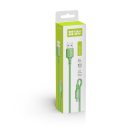 Colorway micro USB Szilikon Kábel - 2.4A - 1m - zöld