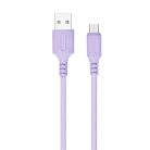 Colorway micro USB - USB Kábel - 2.4A - Lila - 1m