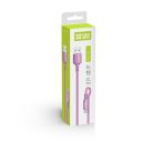 Colorway micro USB - USB Kábel - 2.4A - Lila - 1m