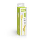 Colorway micro USB Szilikon Kábel - 2.4A - 1m - Sárga
