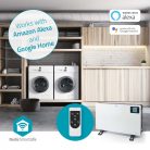 Wifi Elektromos Konvektor - Turbo - Programozható - Távirányító - 2000 W - SmartLife