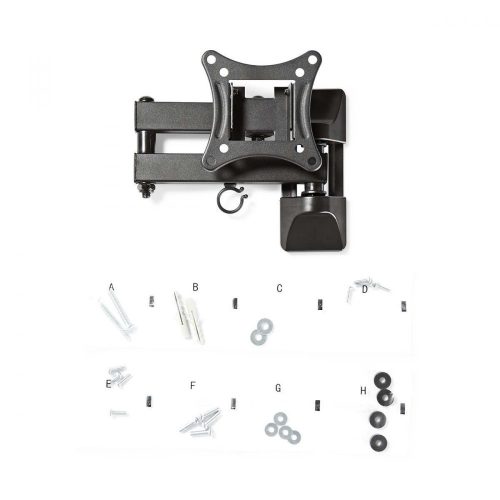 Szabadon Mozgatható Fali TV-tartókonzol 13-27" Max 15 kg 3 Forgáspont