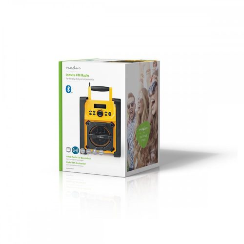 Nedis ütésálló FM rádió - Bluetooth