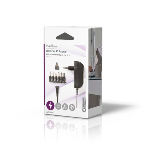 Univerzális Hálózati adapter 3-12V - 18W