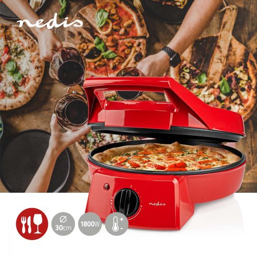 Nedis Elektromos Pizzasütő és Grillező - 30 cm