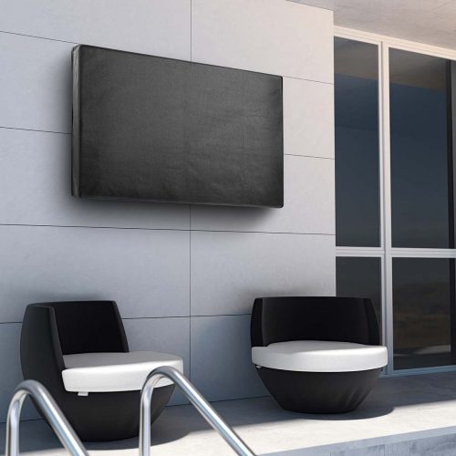 TV takaró ponyva - Kültéri - 30-32" - Fekete