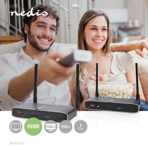 Nedis vezeték nélkűli HDMI Jeltovábbító - Transmitter - Hatótáv 150m