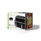 Nedis XXL Airfryer Forrólevegős Sütő 2x4,2 Dupla kosár