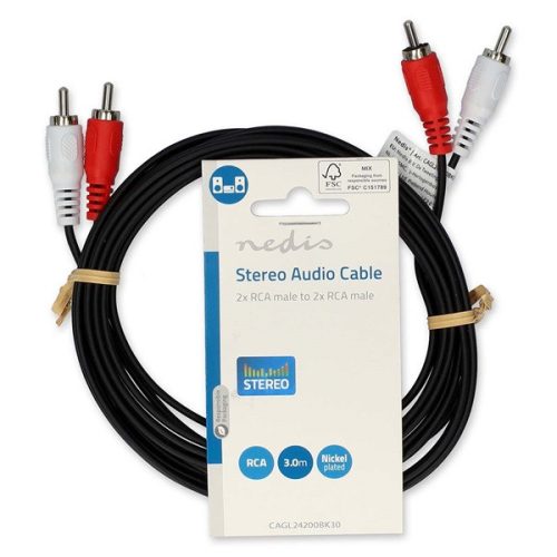 Nedis RCA RCA Audio Kábel 3m