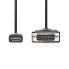 DVI HDMI kábel 2m