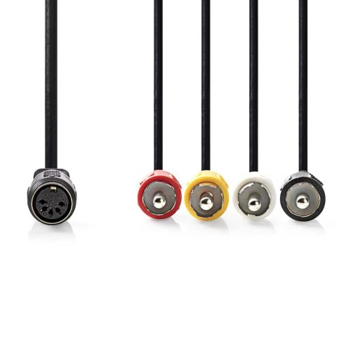 1.	DIN RCA átalakító kábel 4x RCA dugó 20 cm 