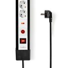 Nedis túlfeszültségvédett elosztó 10-es - 3x 1,5mm - 3m