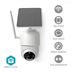   Akkumulátoros Kültéri Wifi Okos Kamera - Mozgásérzékelő - Napelem - Kétirányú Hang - Sziréna - SmartLife