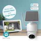 Akkumulátoros Kültéri Wifi Okos Kamera - Mozgásérzékelő - Napelem - Kétirányú Hang - Sziréna - SmartLife