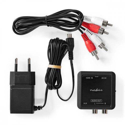 HDMI eARC hang leválasztó - HDMI -> Analóg RCA + jack