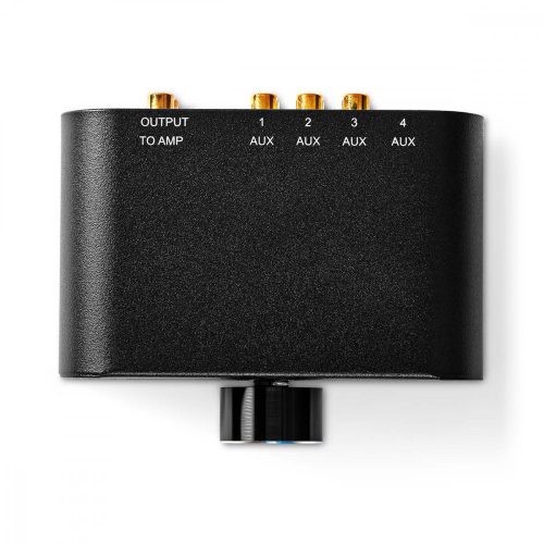 Nedis 4 Bemenetes Audio bemenetválasztó kapcsoló - Audio Switch