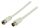 Koax - F Antenna Kábel - Koax dugó - F dugó - 1.5 - Fehér