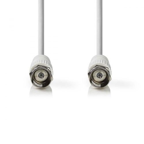 Koax Antennakábel F csatlakozókkal - 1,5 m - Fehér