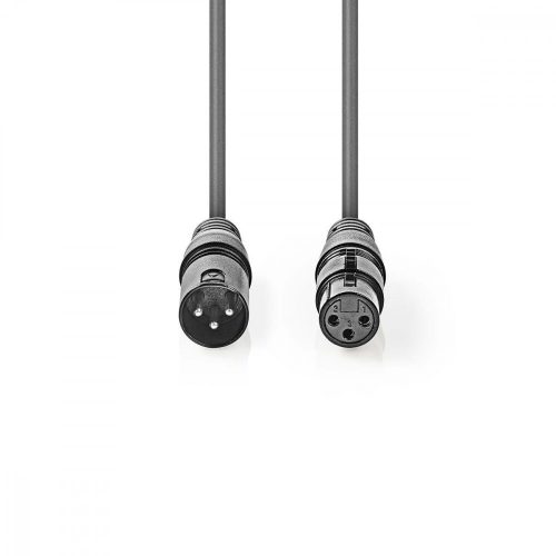 Nedis DMX kábel 110 ohm | XLR Dugó - XLR Aljzat | 15 m