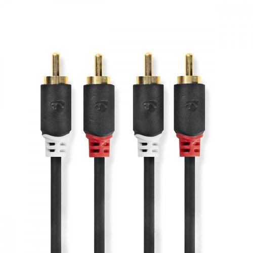 Nedis Profi RCA audiokábel | 2x RCA - 2x RCA | 0,5 m