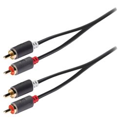 Nedis Profi RCA audiokábel | 2x RCA - 2x RCA | 1 m