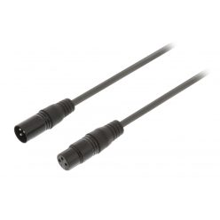   Nedis DMX kábel 110 ohm | XLR Dugó - XLR Aljzat | 5 m (COTH15012GY50)