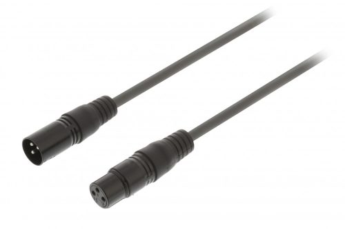 Nedis DMX kábel 110 ohm | XLR Dugó - XLR Aljzat | 5 m (COTH15012GY50)