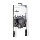 Nedis DMX kábel 110 ohm | XLR Dugó - XLR Aljzat | 5 m (COTH15012GY50)