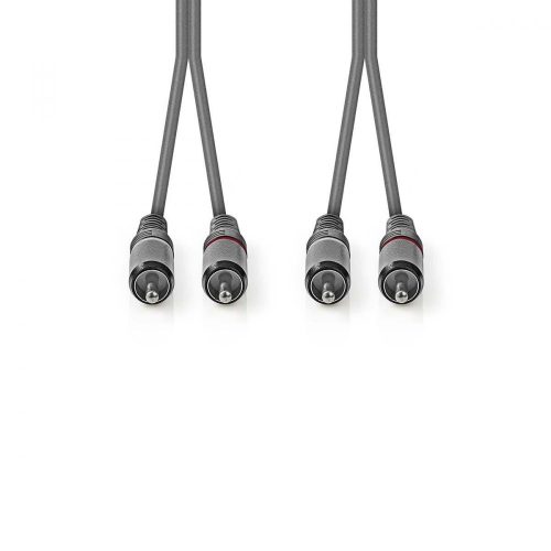 Nedis sztereó RCA kábel | 2x 2 RCA | - 3 m