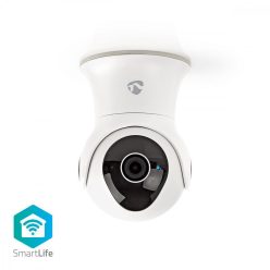   Nedis kültéri WiFi okos IP kamera | Pásztázás / Döntés | Full HD 1080p | Vízálló