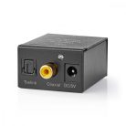 Digitális -> analóg audio konverter - AUX + Tápegység