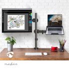 NEDIS MMSISNB110BK asztali monitor és laptop állvány | 15-32" | 75x75 / 100x100