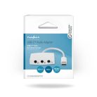 Nedis USB-C jack átalakító - 3x 3.5mm jack